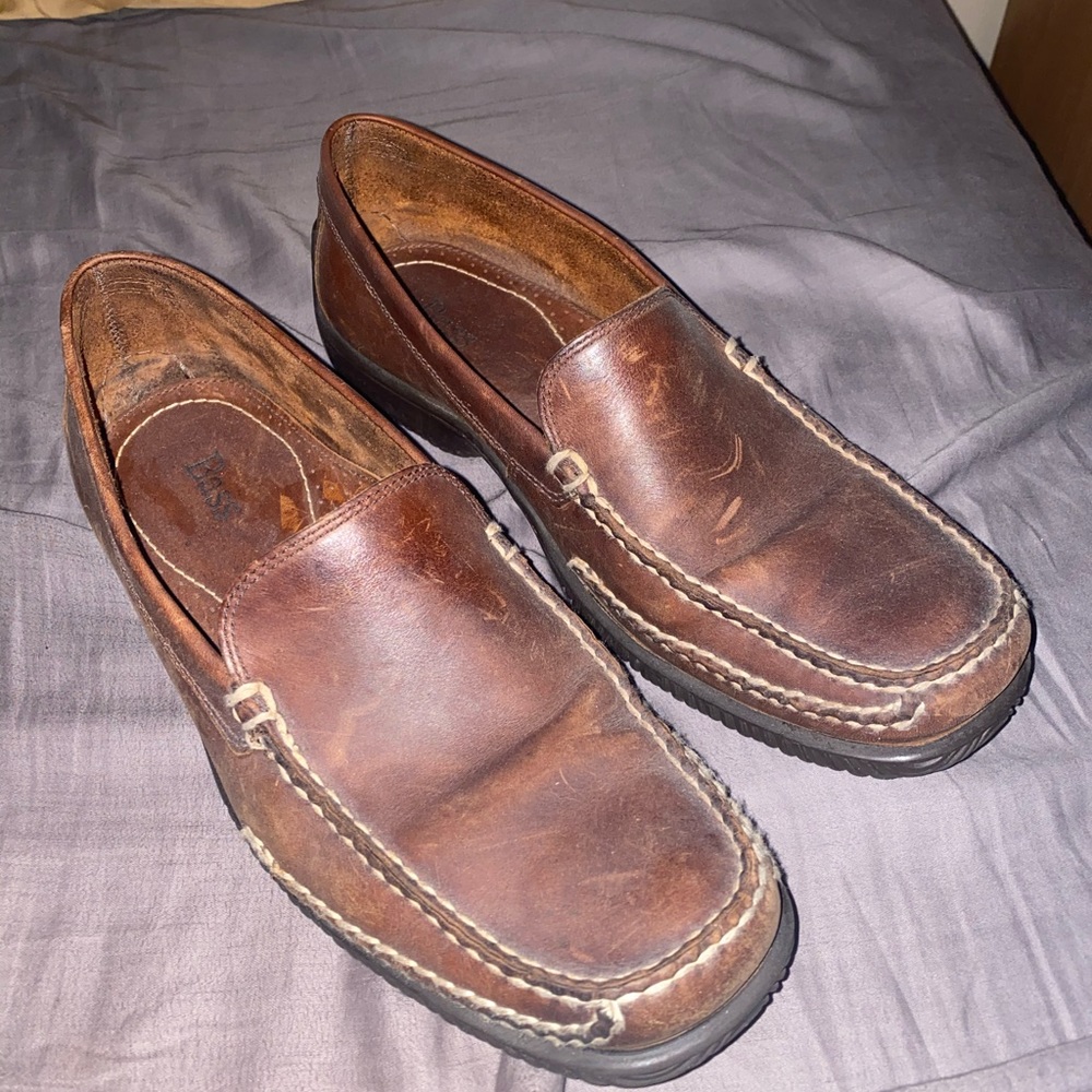 Men’s Bass Leather Shoes Sz 12